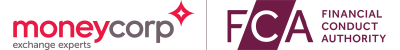 Moneycorp logo alongside the Financial Conduct Authority logo